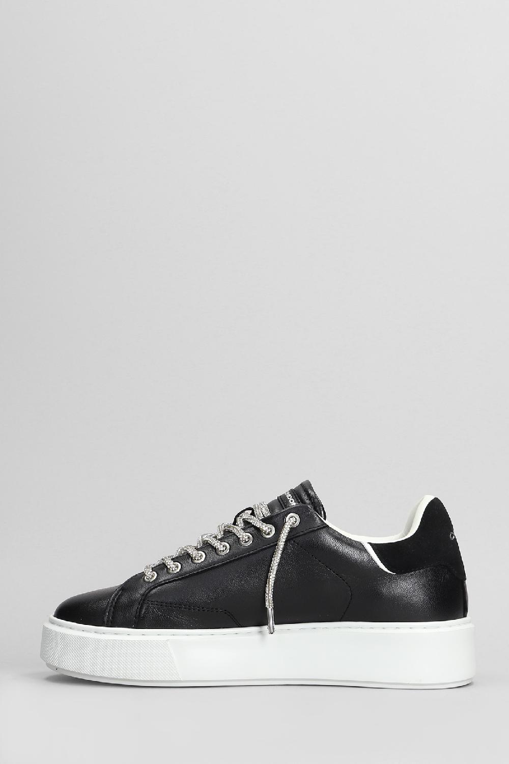 Deliberti Crime Sneakers New Extralight In Pelle Nera Cod. 405413 - Deliberti The Luxury Shopping