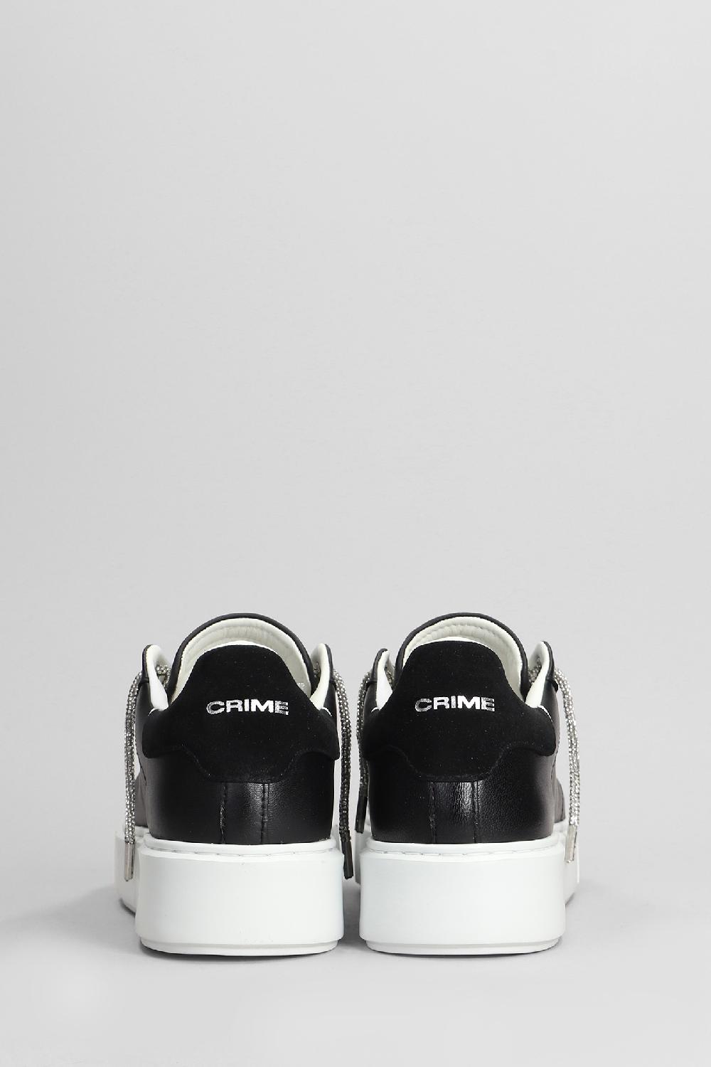 Deliberti Crime Sneakers New Extralight In Pelle Nera Cod. 405413 - Deliberti The Luxury Shopping