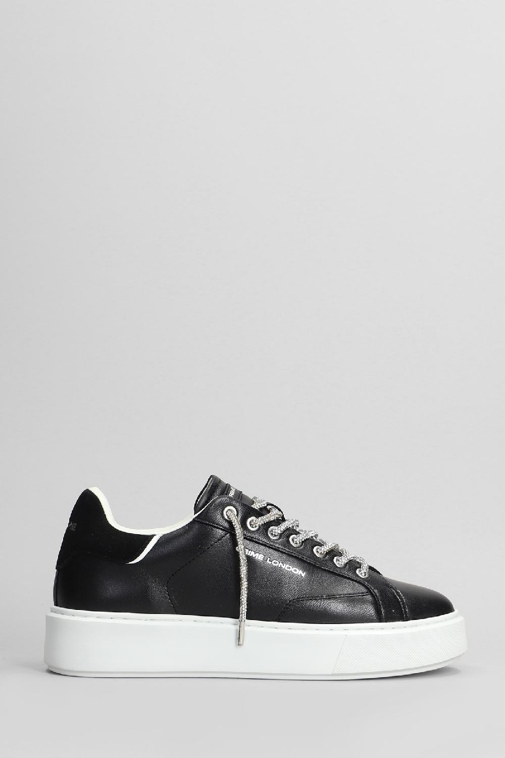 Deliberti Crime Sneakers new extralight in pelle nera cod. 405413 - Deliberti The Luxury Shopping