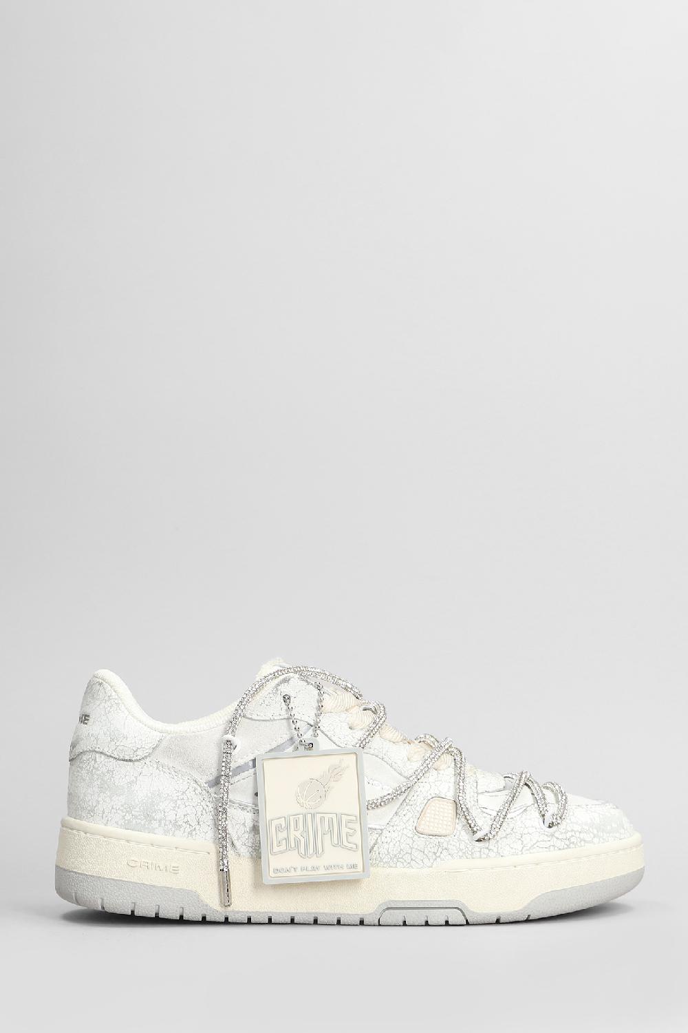 Deliberti Crime Sneakers off court og in pelle bianca cod. 408214 - Deliberti The Luxury Shopping