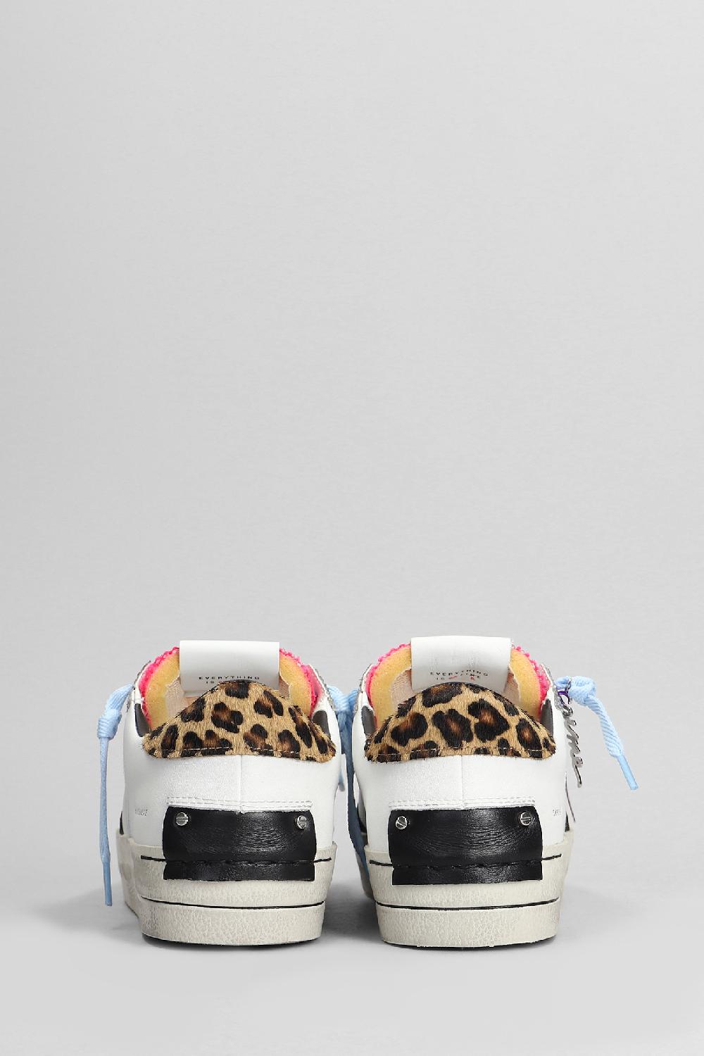 Deliberti Crime Sneakers Sk8 Deluxe In Pelle Bianca Cod. 403877 - Deliberti The Luxury Shopping