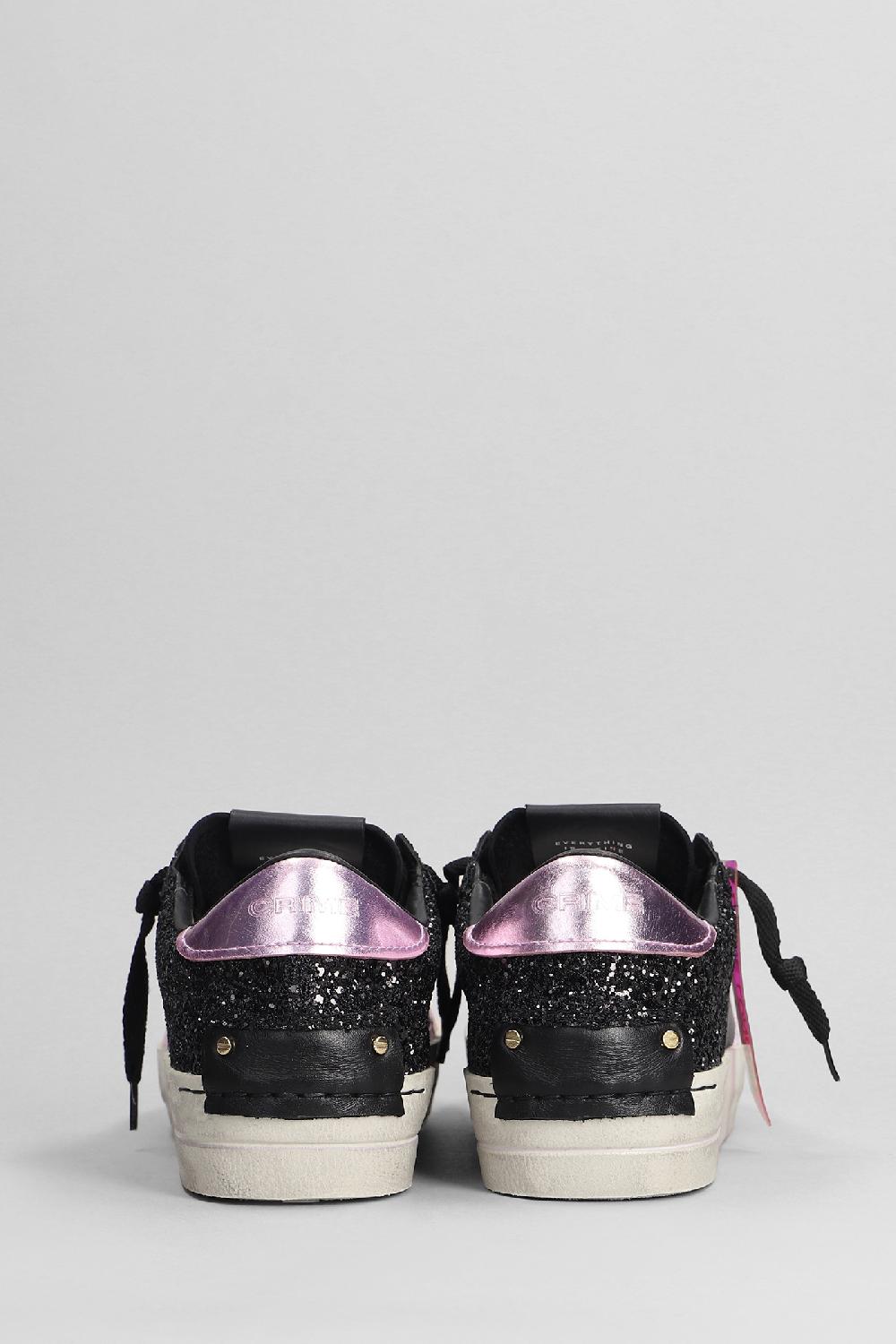 Deliberti Crime Sneakers Sk8 Deluxe In Pelle Nera Cod. 402604 - Deliberti The Luxury Shopping