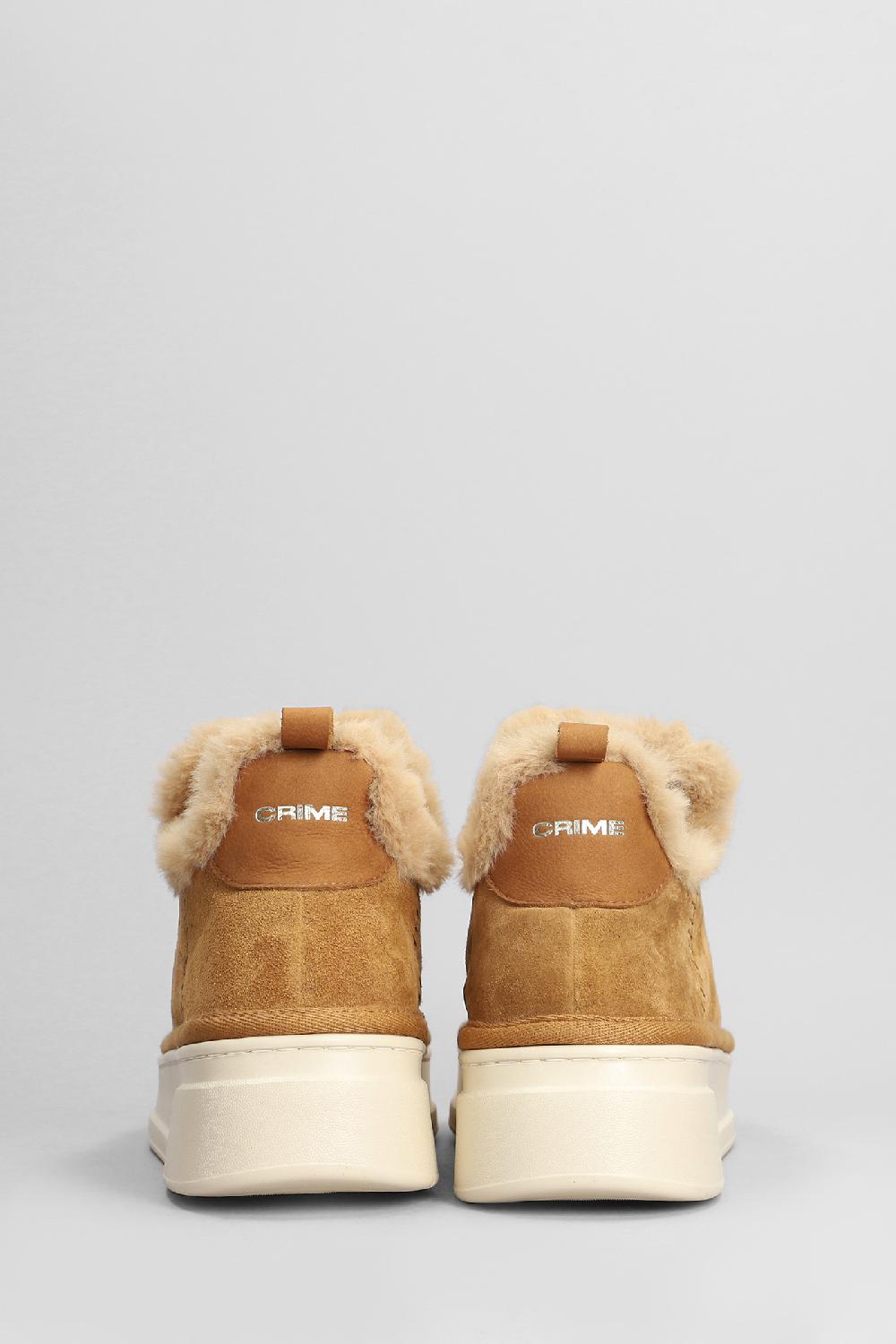 Deliberti Crime Tronchetti Tacco Basso Snooze Boot In Camoscio Cuoio Naturale Cod. 405422 - Deliberti The Luxury Shopping
