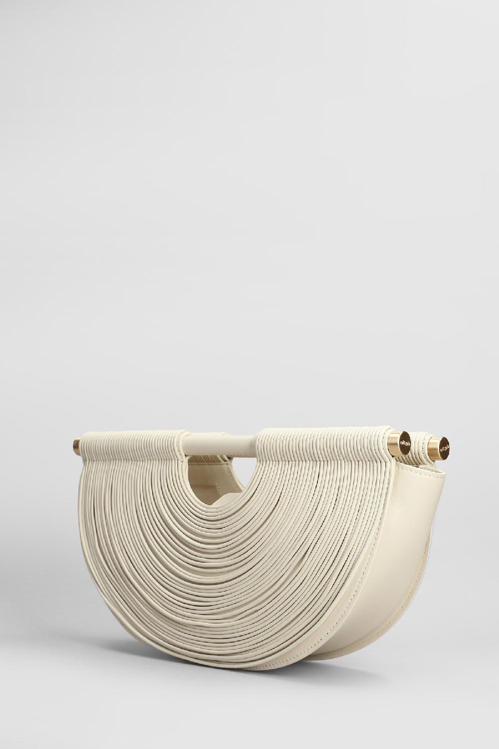 Deliberti Cult Gaia Borsa A Mano Lou In Pelle Beige Cod. 409550 - Deliberti The Luxury Shopping