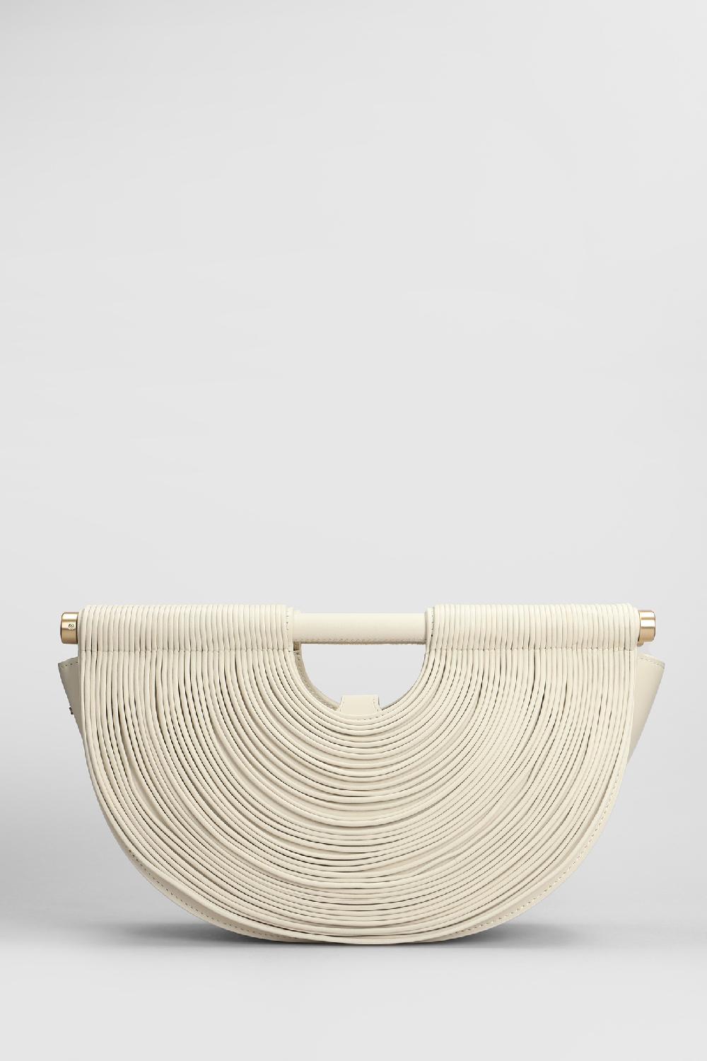 Deliberti Cult Gaia Borsa a mano lou in pelle beige cod. 409550 - Deliberti The Luxury Shopping