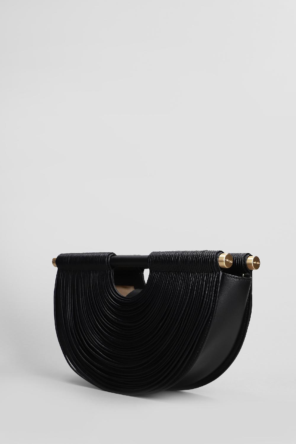 Deliberti Cult Gaia Borsa A Mano Lou In Pelle Nera Cod. 409551 - Deliberti The Luxury Shopping