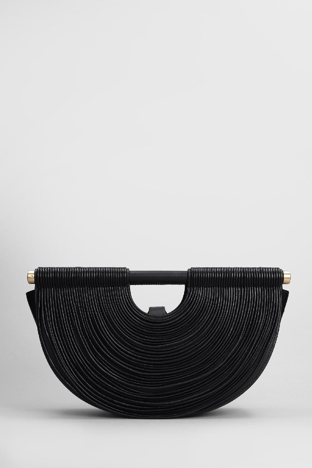 Deliberti Cult Gaia Borsa A Mano Lou In Pelle Nera Cod. 409551 - Deliberti The Luxury Shopping