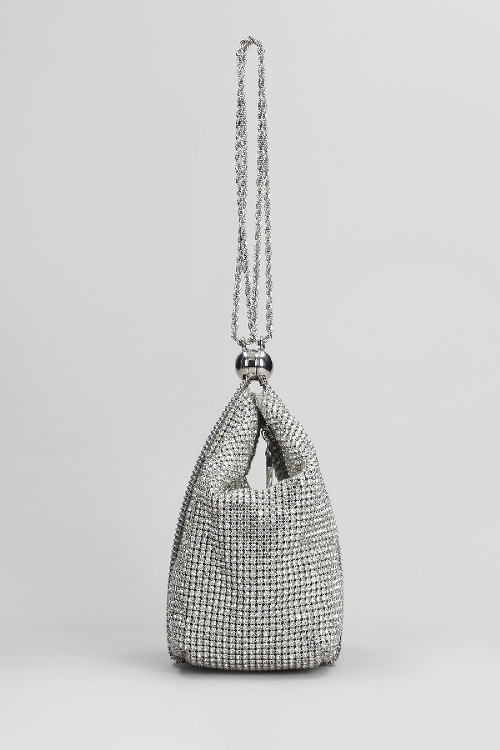 Deliberti Cult Gaia Borsa a mano rue in lega metallica argento cod. 409554 - Deliberti The Luxury Shopping