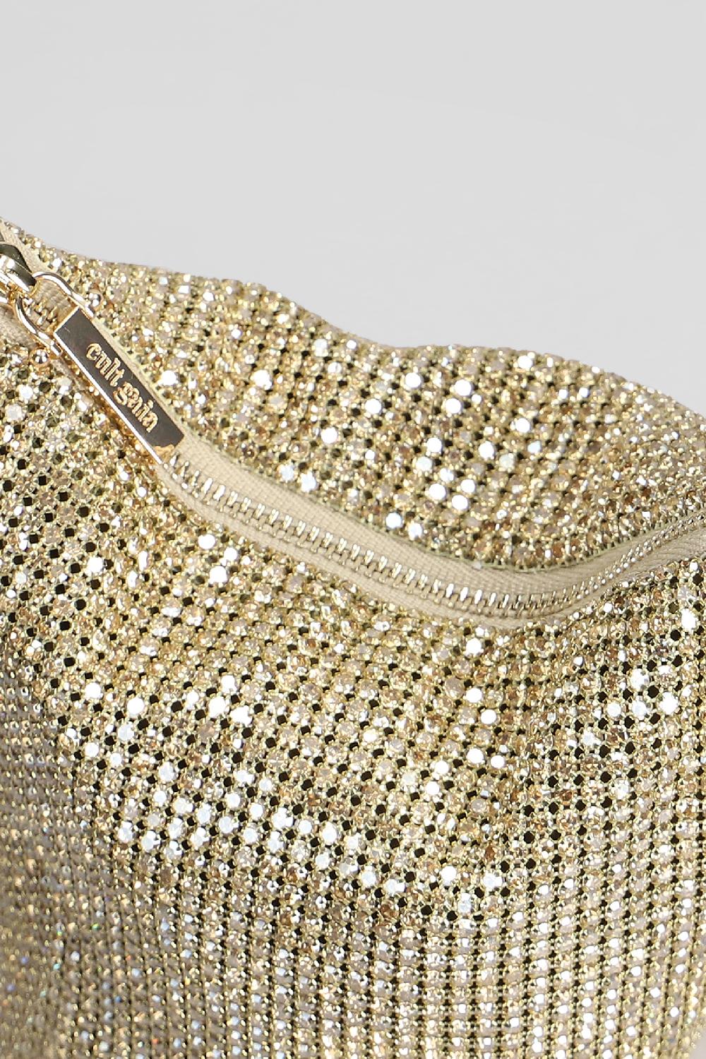Deliberti Cult Gaia Borsa A Mano Rue In Lega Metallica Oro Cod. 409555 - Deliberti The Luxury Shopping