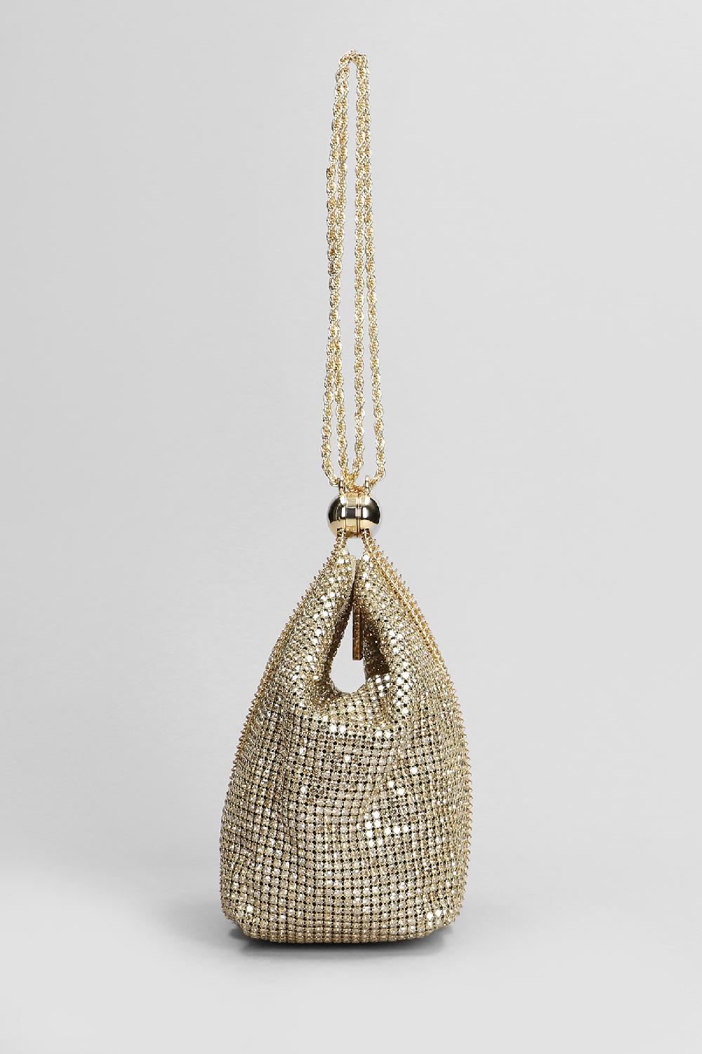 Deliberti Cult Gaia Borsa a mano rue in lega metallica oro cod. 409555 - Deliberti The Luxury Shopping