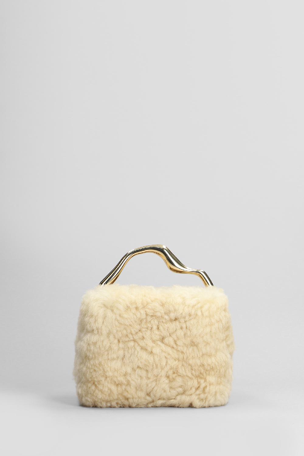 Deliberti Cult Gaia Borsa A Mano Solene In Pelle Beige Cod. 409552 - Deliberti The Luxury Shopping