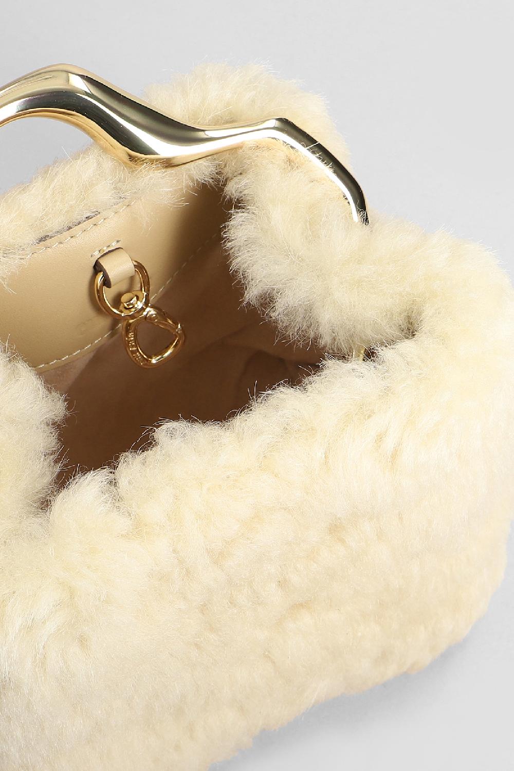 Deliberti Cult Gaia Borsa A Mano Solene In Pelle Beige Cod. 409552 - Deliberti The Luxury Shopping