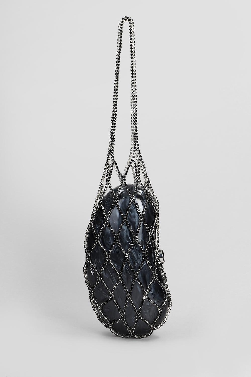 Deliberti Cult Gaia Borsa A Mano Tallulah In Acrilico Nero Cod. 409553 - Deliberti The Luxury Shopping