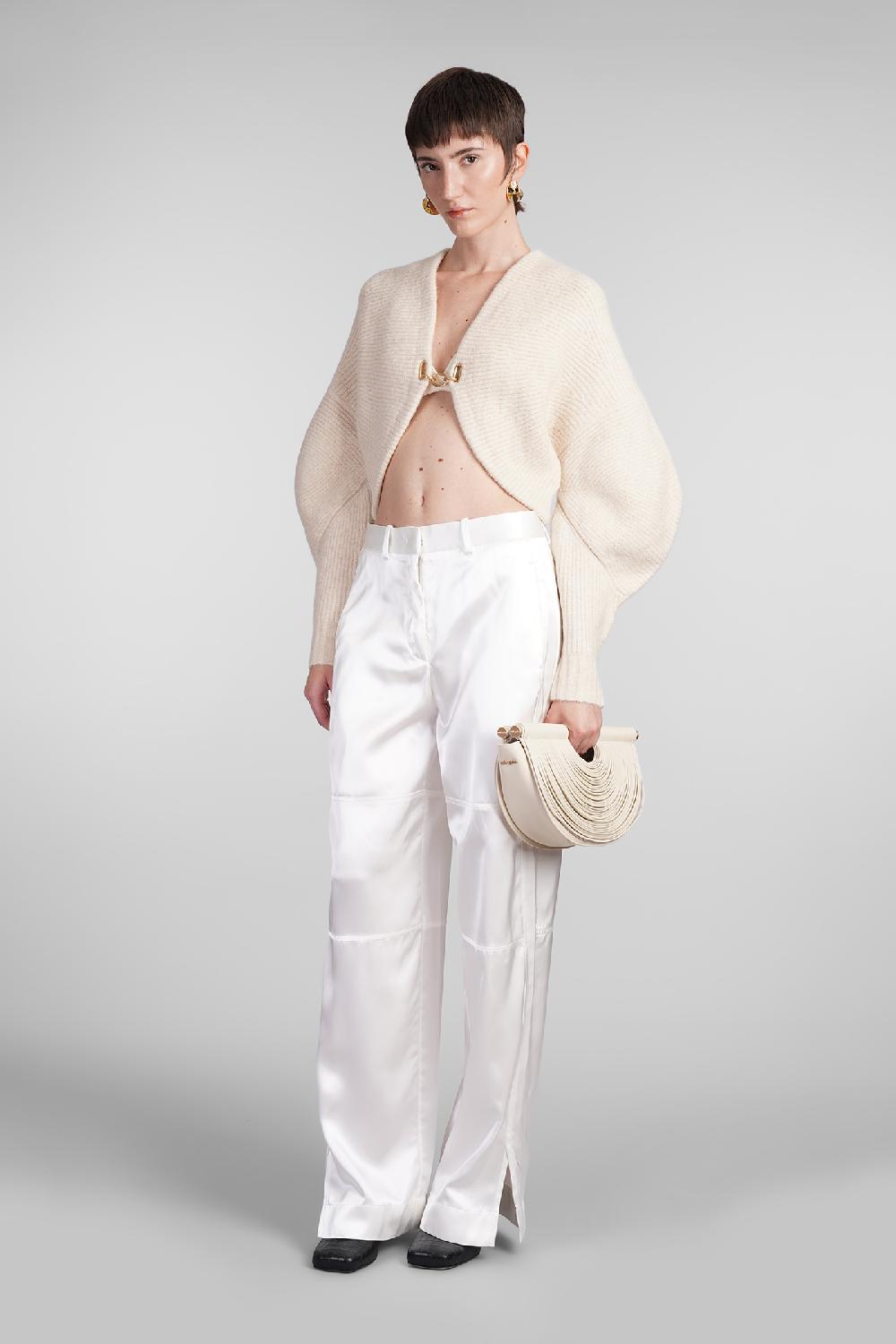 Deliberti Cult Gaia Cardigan Devin In Lana Beige Cod. 409541 - Deliberti The Luxury Shopping