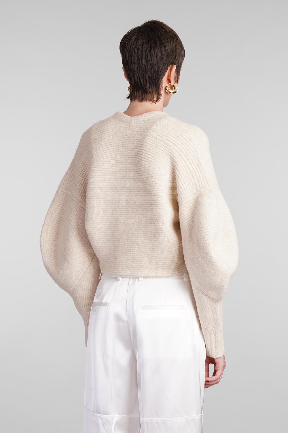 Deliberti Cult Gaia Cardigan Devin In Lana Beige Cod. 409541 - Deliberti The Luxury Shopping