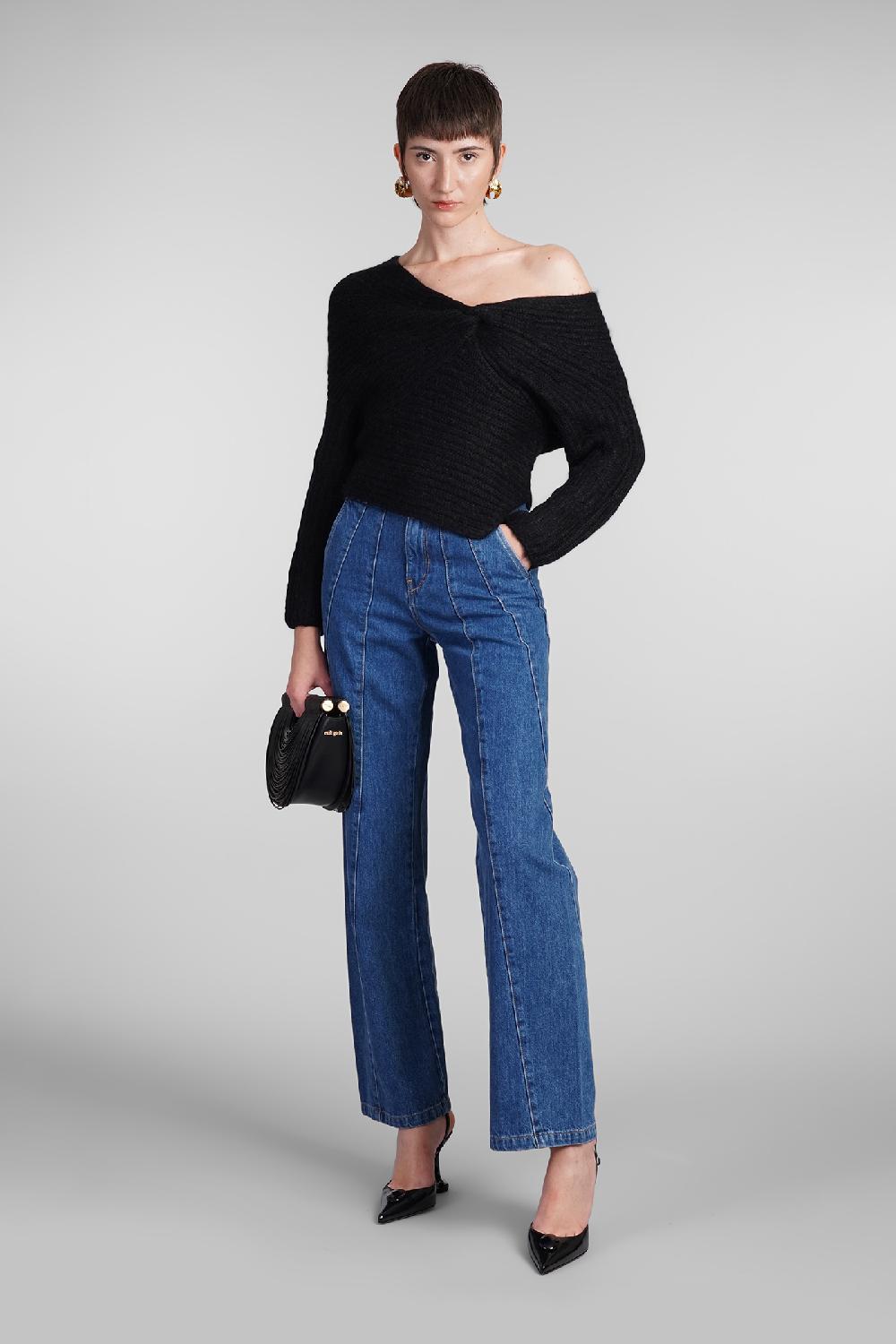 Deliberti Cult Gaia Maglia Lea In Lana Nera Cod. 409546 - Deliberti The Luxury Shopping