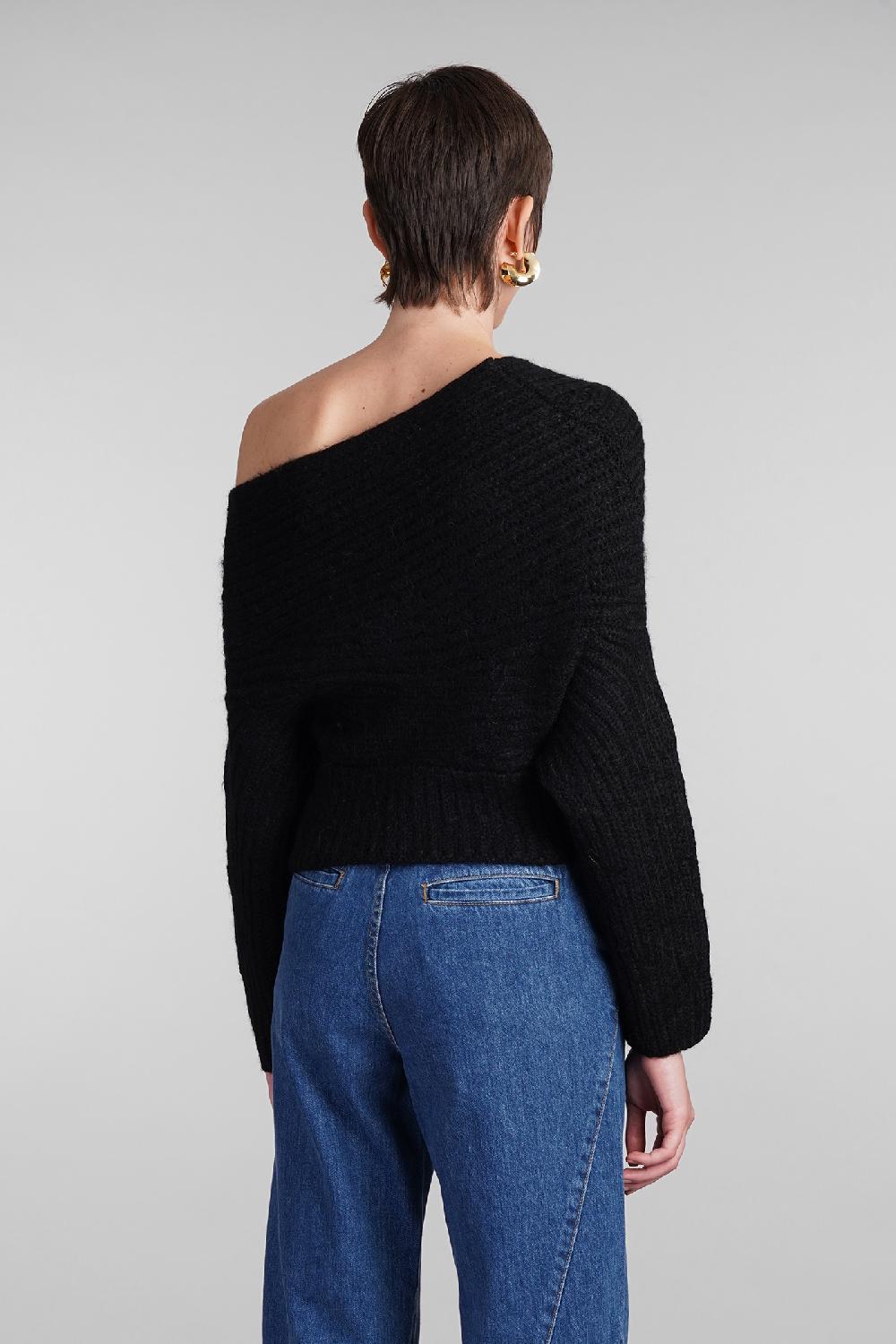 Deliberti Cult Gaia Maglia Lea In Lana Nera Cod. 409546 - Deliberti The Luxury Shopping