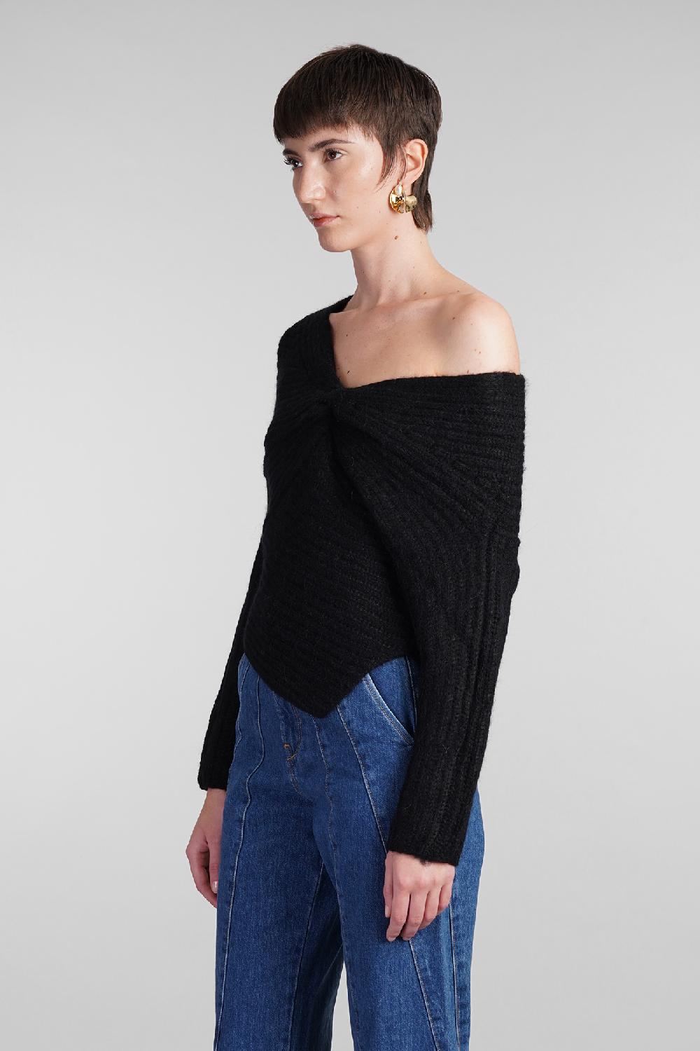 Deliberti Cult Gaia Maglia Lea In Lana Nera Cod. 409546 - Deliberti The Luxury Shopping