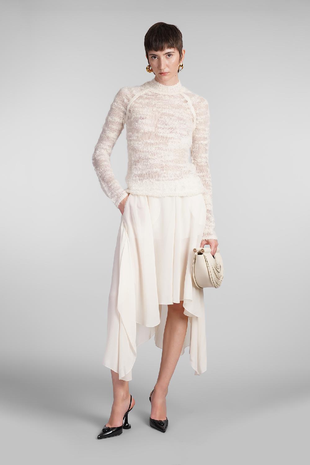 Deliberti Cult Gaia Maglia Sima In Lana Beige Cod. 409545 - Deliberti The Luxury Shopping