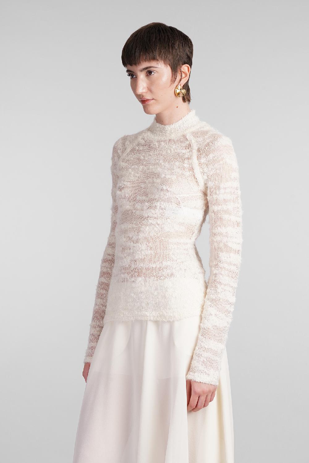 Deliberti Cult Gaia Maglia Sima In Lana Beige Cod. 409545 - Deliberti The Luxury Shopping