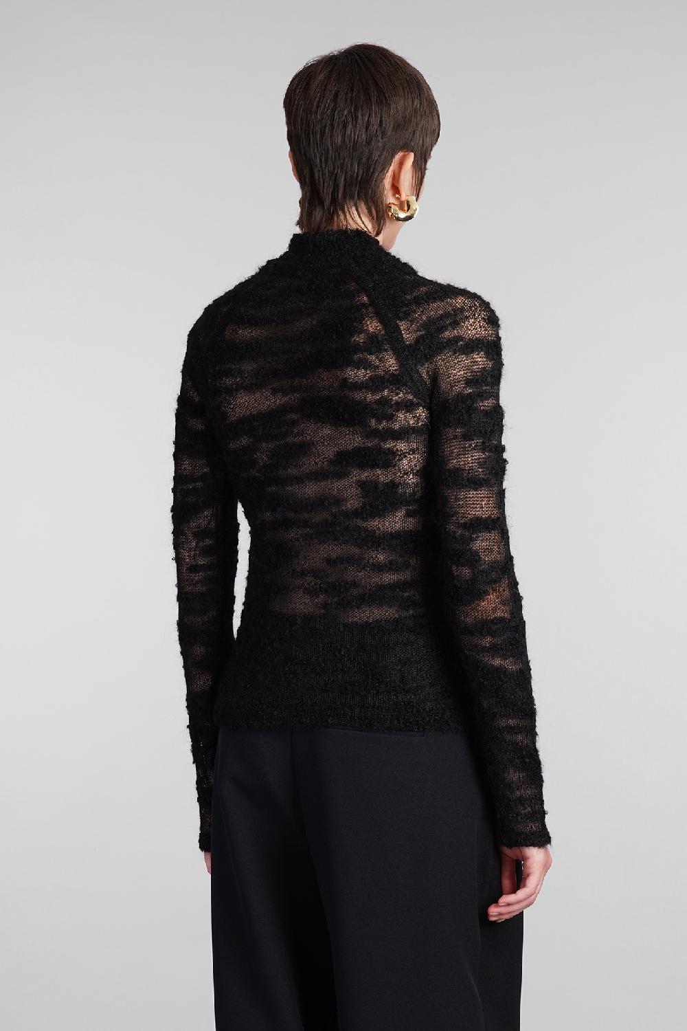 Deliberti Cult Gaia Maglia Sima In Lana Nera Cod. 409544 - Deliberti The Luxury Shopping