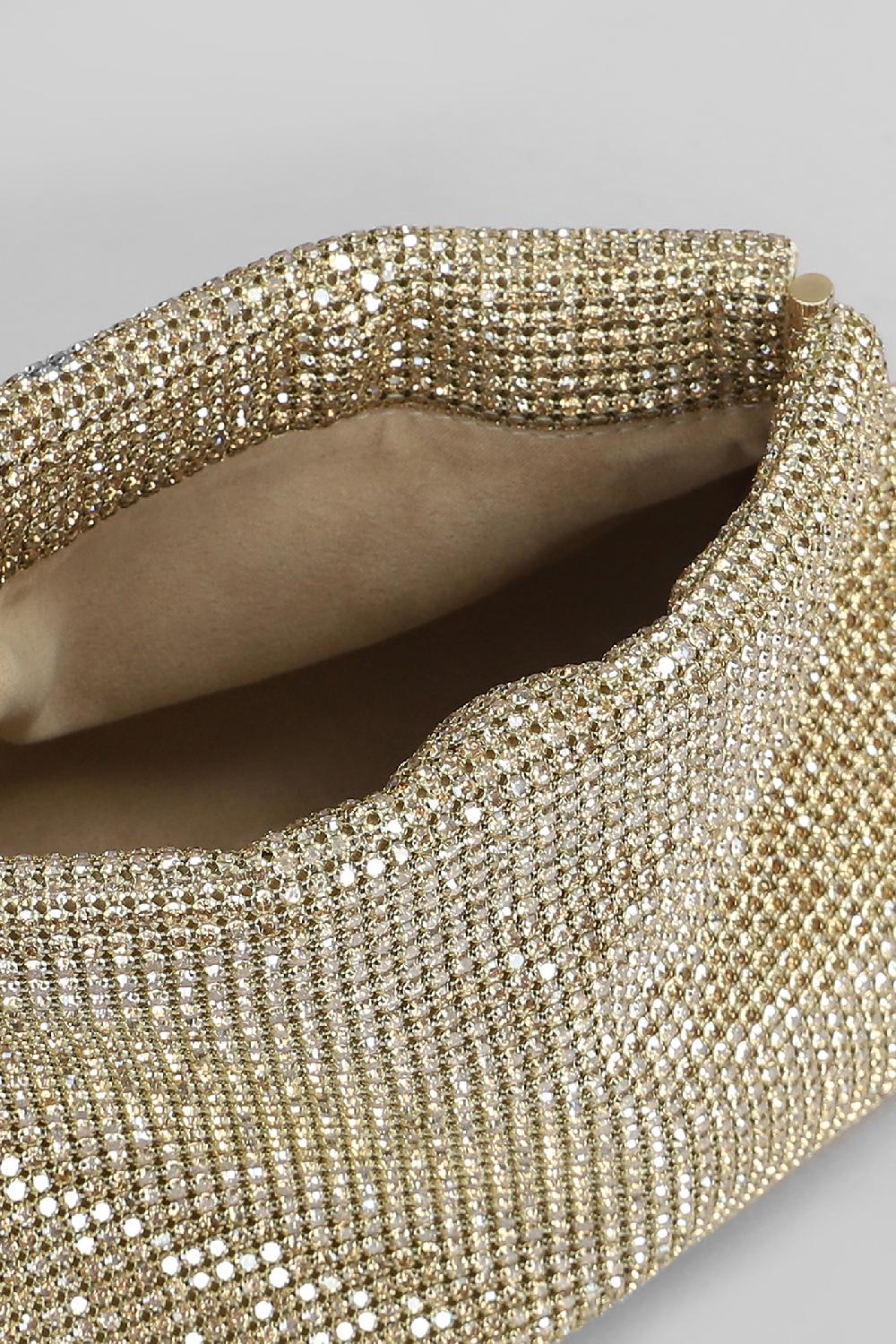 Deliberti Cult Gaia Pochette Lillia In Lega Metallica Oro Cod. 409592 - Deliberti The Luxury Shopping