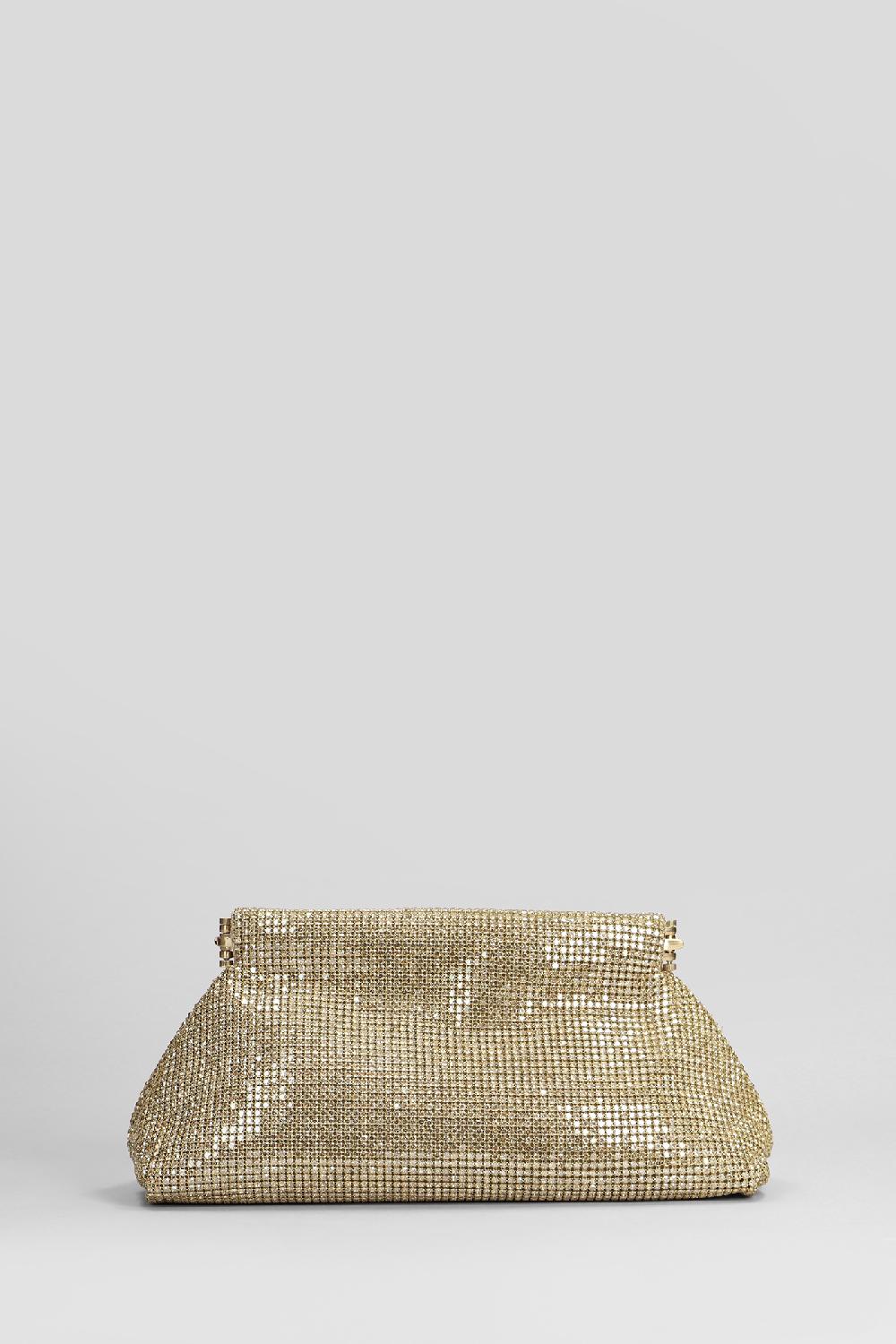 Deliberti Cult Gaia Pochette lillia in lega metallica oro cod. 409592 - Deliberti The Luxury Shopping