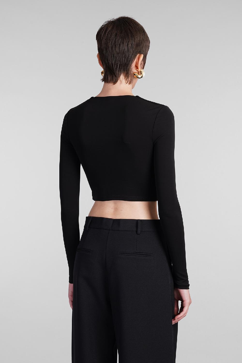 Deliberti Cult Gaia Topwear Laia In Viscosa Nera Cod. 409548 - Deliberti The Luxury Shopping