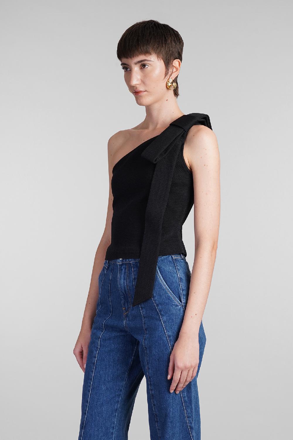 Deliberti Cult Gaia Topwear Nomi In Poliestere Nero Cod. 409543 - Deliberti The Luxury Shopping