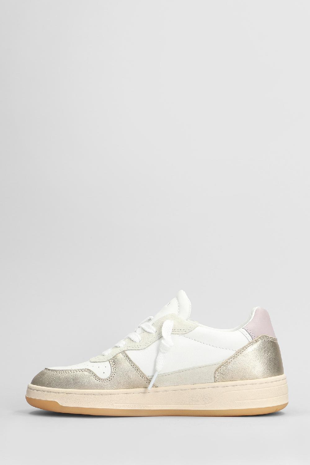 Deliberti D.a.t.e. Sneakers Court 2.0 In Pelle Bianca Cod. 407517 - Deliberti The Luxury Shopping