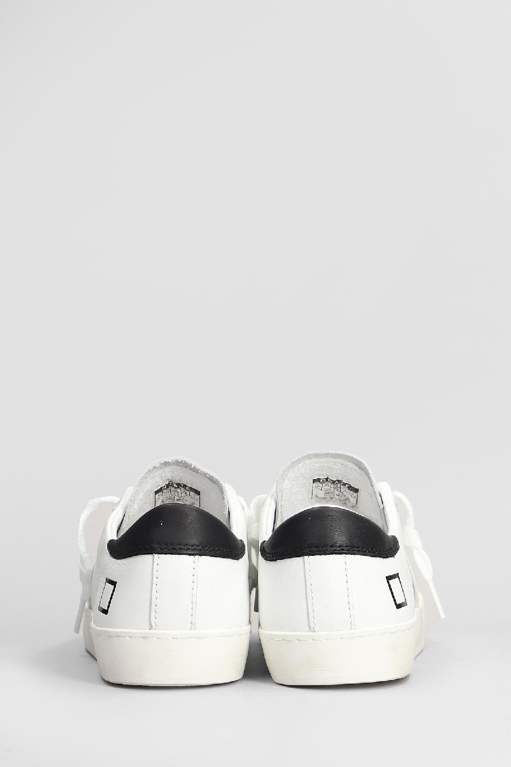 Deliberti D.a.t.e. Sneakers Hill Low In Pelle Bianca Cod. 407525 - Deliberti The Luxury Shopping