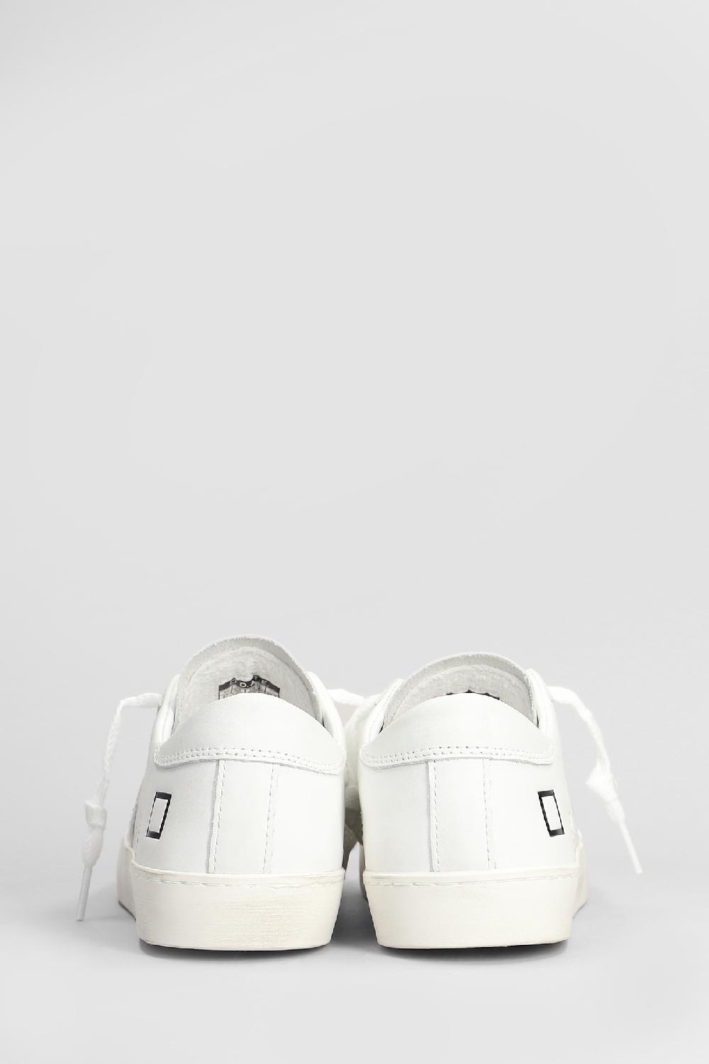 Deliberti D.a.t.e. Sneakers Hill Low In Pelle Bianca Cod. 407526 - Deliberti The Luxury Shopping