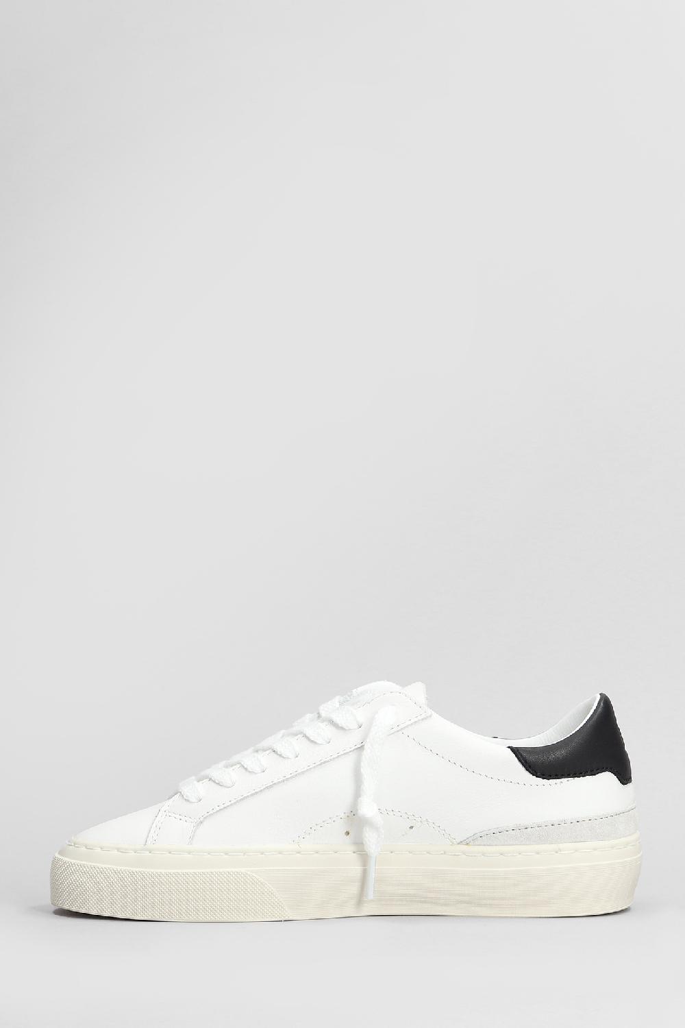 Deliberti D.a.t.e. Sneakers Sonica In Pelle Bianca Cod. 407522 - Deliberti The Luxury Shopping