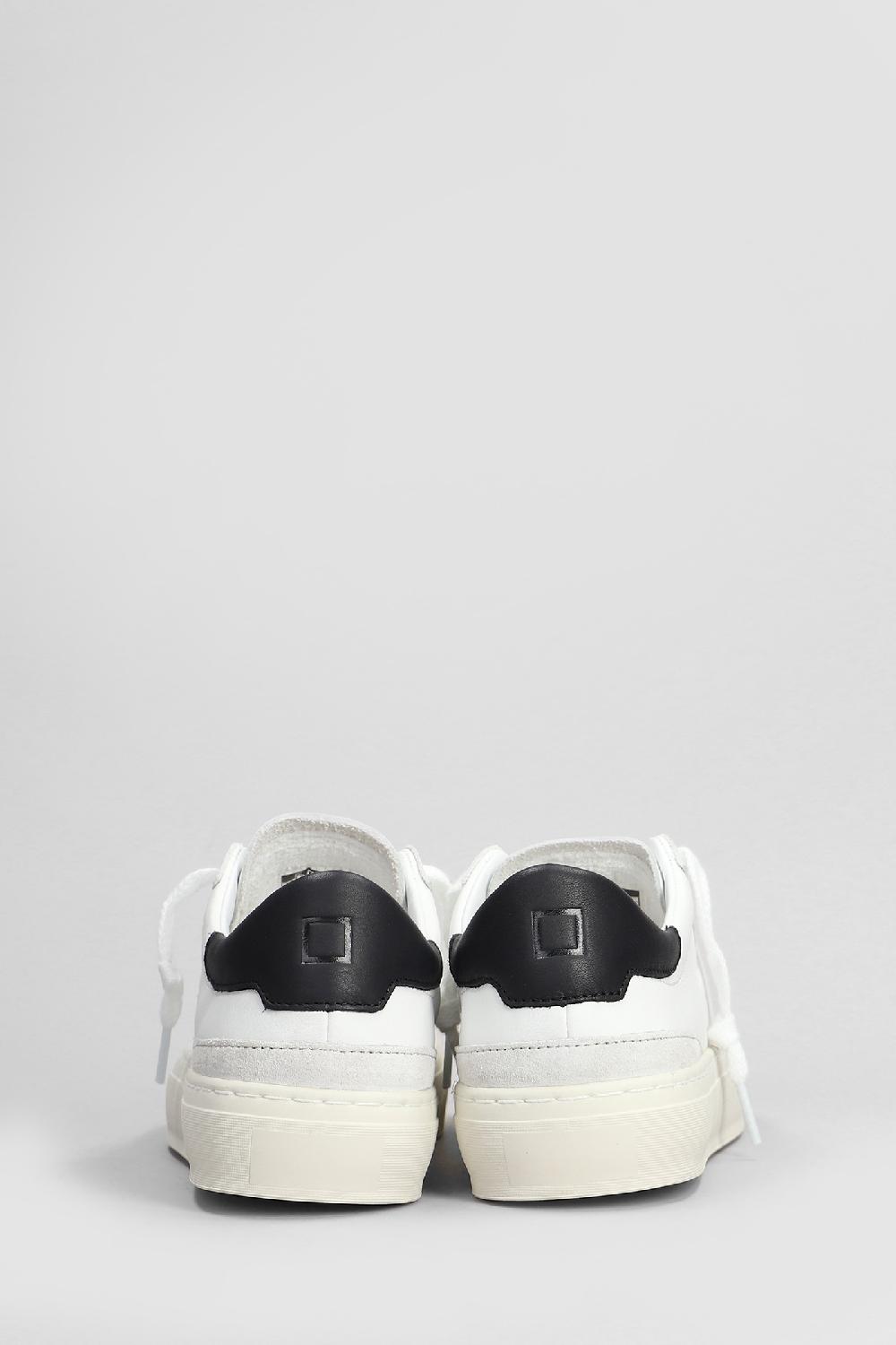 Deliberti D.a.t.e. Sneakers Sonica In Pelle Bianca Cod. 407522 - Deliberti The Luxury Shopping