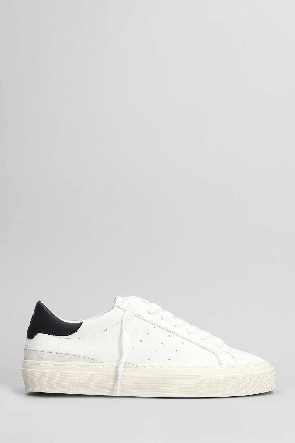 Deliberti D.a.t.e. Sneakers sonica in pelle bianca cod. 407522 - Deliberti The Luxury Shopping