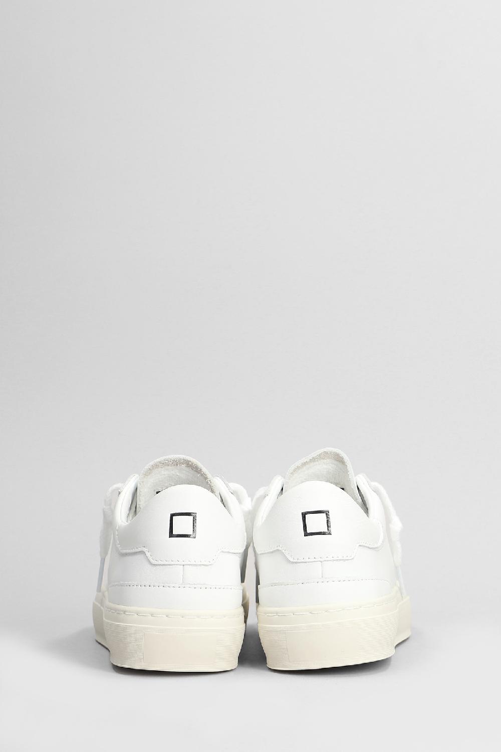 Deliberti D.a.t.e. Sneakers Sonica In Pelle Bianca Cod. 407523 - Deliberti The Luxury Shopping