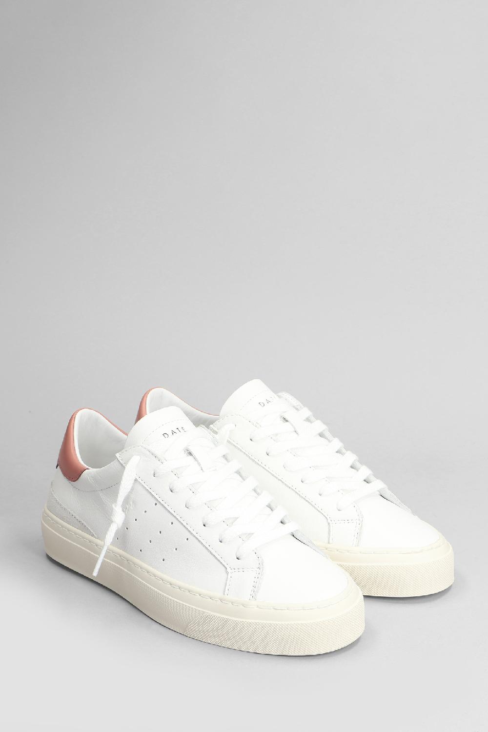 Deliberti D.a.t.e. Sneakers Sonica In Pelle Bianca Cod. 407524 - Deliberti The Luxury Shopping