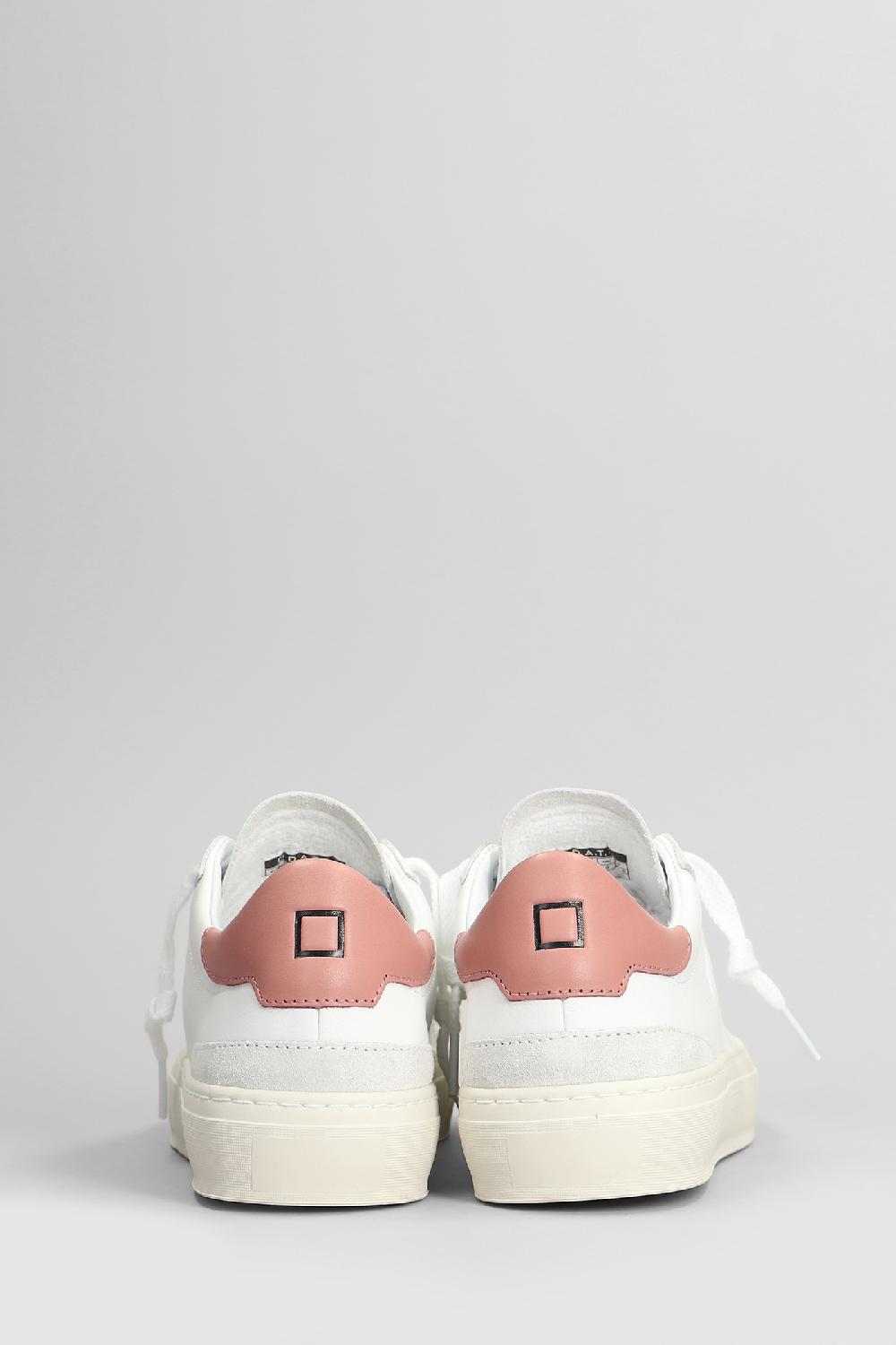 Deliberti D.a.t.e. Sneakers Sonica In Pelle Bianca Cod. 407524 - Deliberti The Luxury Shopping