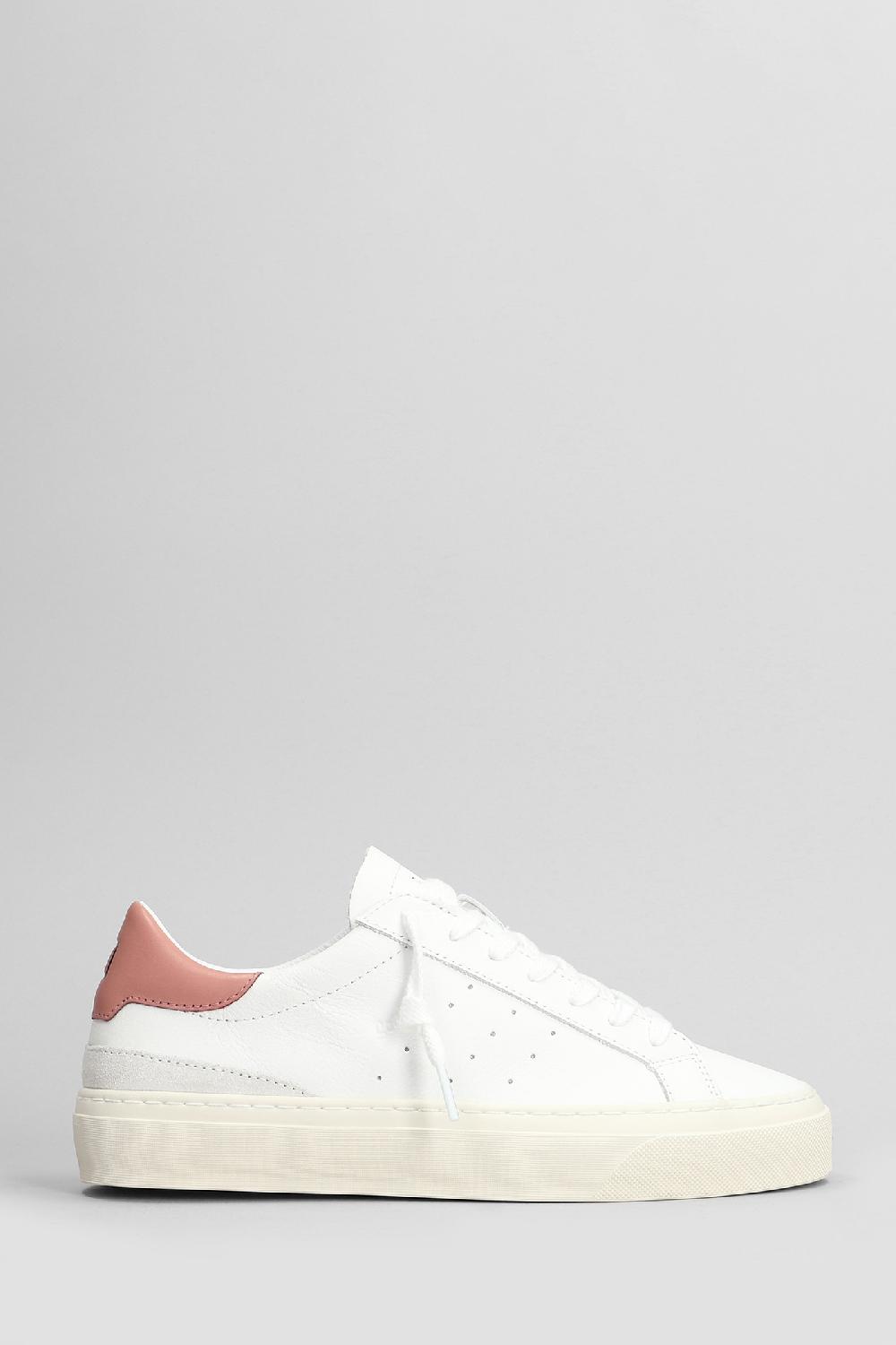 Deliberti D.a.t.e. Sneakers sonica in pelle bianca cod. 407524 - Deliberti The Luxury Shopping