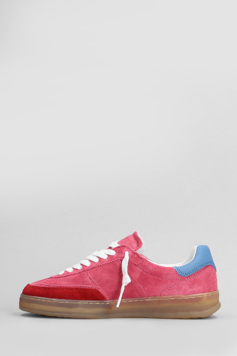 Deliberti D.a.t.e. Sneakers Sporty In Camoscio Fucsia Cod. 408773 - Deliberti The Luxury Shopping