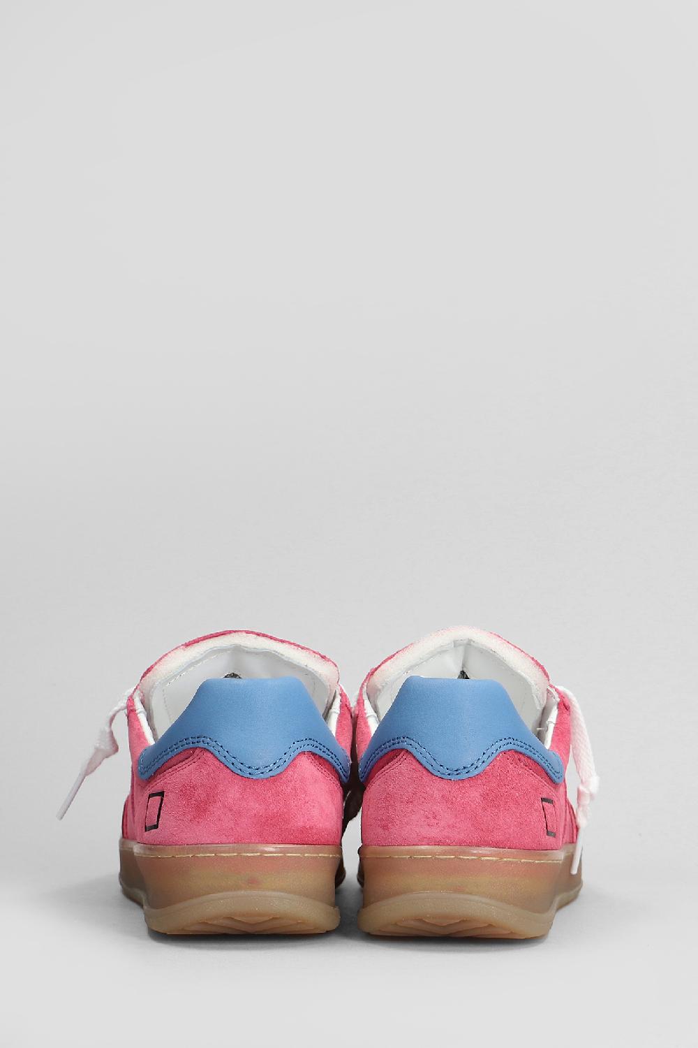 Deliberti D.a.t.e. Sneakers Sporty In Camoscio Fucsia Cod. 408773 - Deliberti The Luxury Shopping