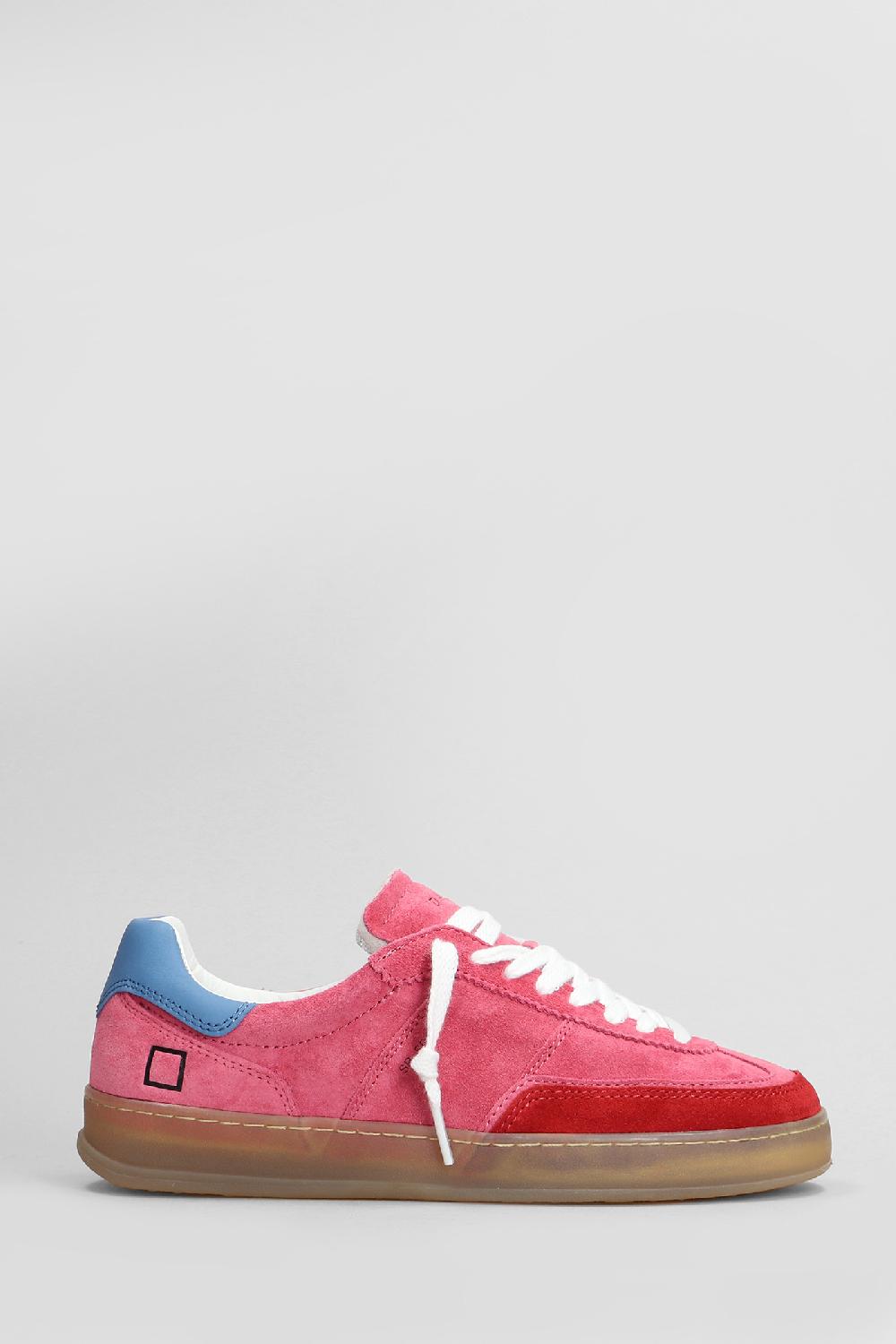 Deliberti D.a.t.e. Sneakers sporty in camoscio fucsia cod. 408773 - Deliberti The Luxury Shopping