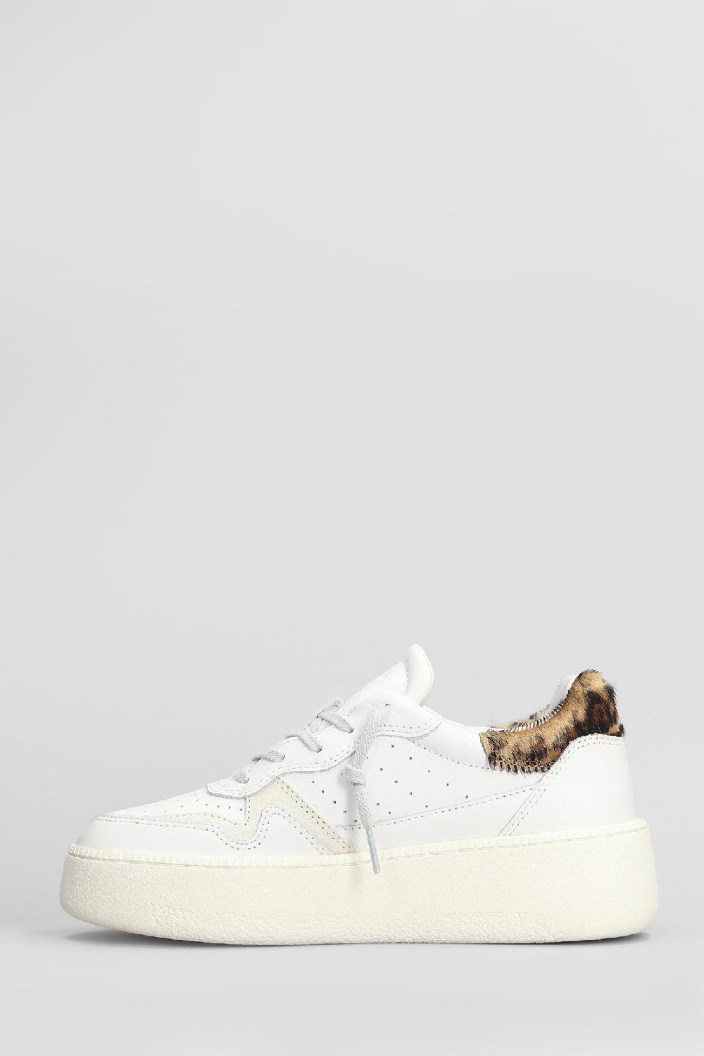 Deliberti D.a.t.e. Sneakers Step In Pelle Bianca Cod. 407529 - Deliberti The Luxury Shopping