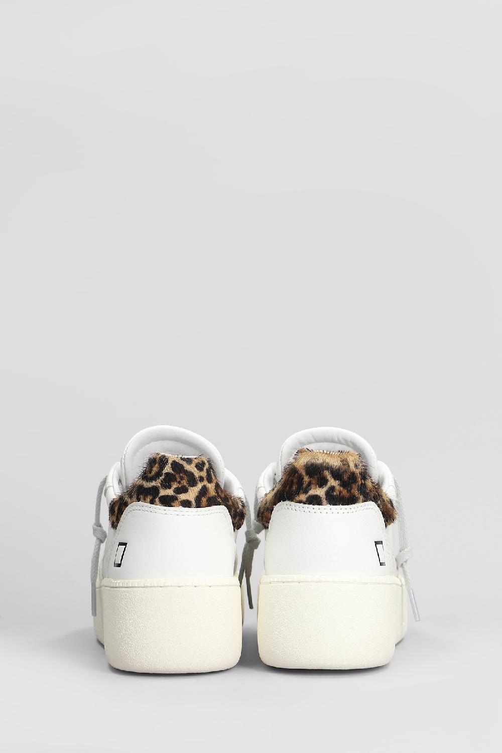 Deliberti D.a.t.e. Sneakers Step In Pelle Bianca Cod. 407529 - Deliberti The Luxury Shopping