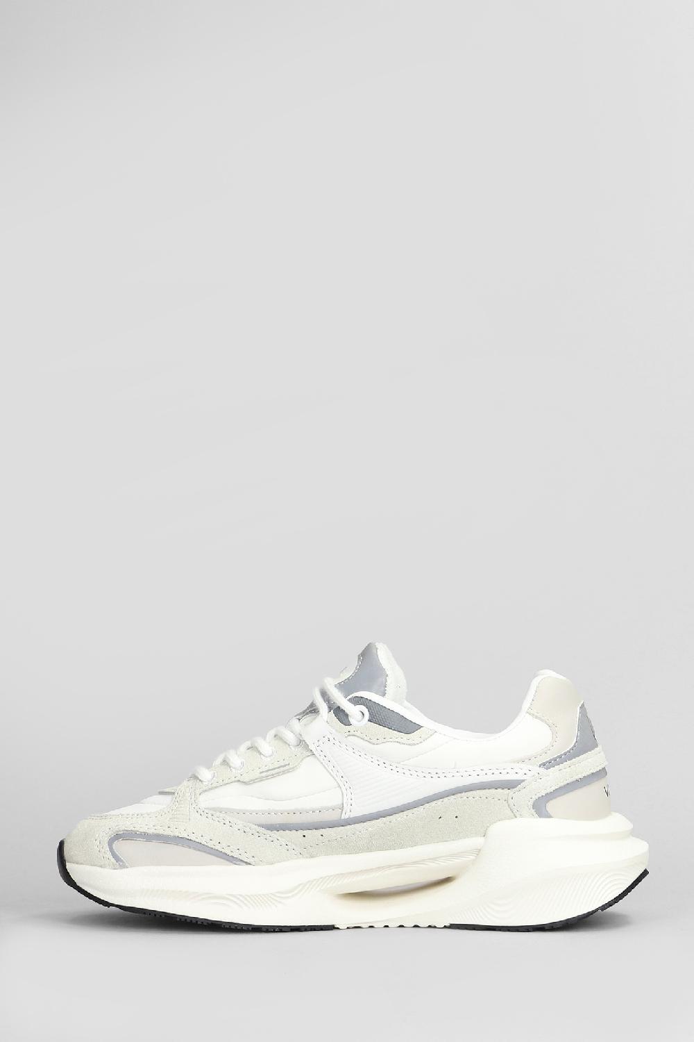 Deliberti D.a.t.e. Sneakers Vela In Pelle E Camoscio Bianco Cod. 408507 - Deliberti The Luxury Shopping