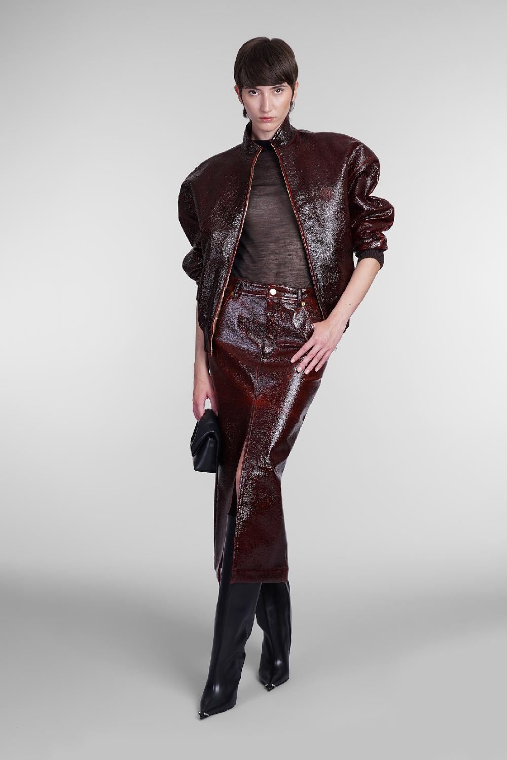 Deliberti DarkPark Bomber Ace In Lana Bordeaux Cod. 406170 - Deliberti The Luxury Shopping