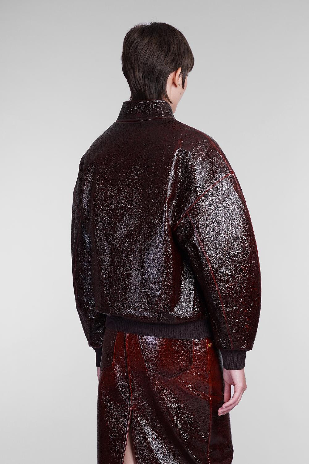 Deliberti DarkPark Bomber Ace In Lana Bordeaux Cod. 406170 - Deliberti The Luxury Shopping