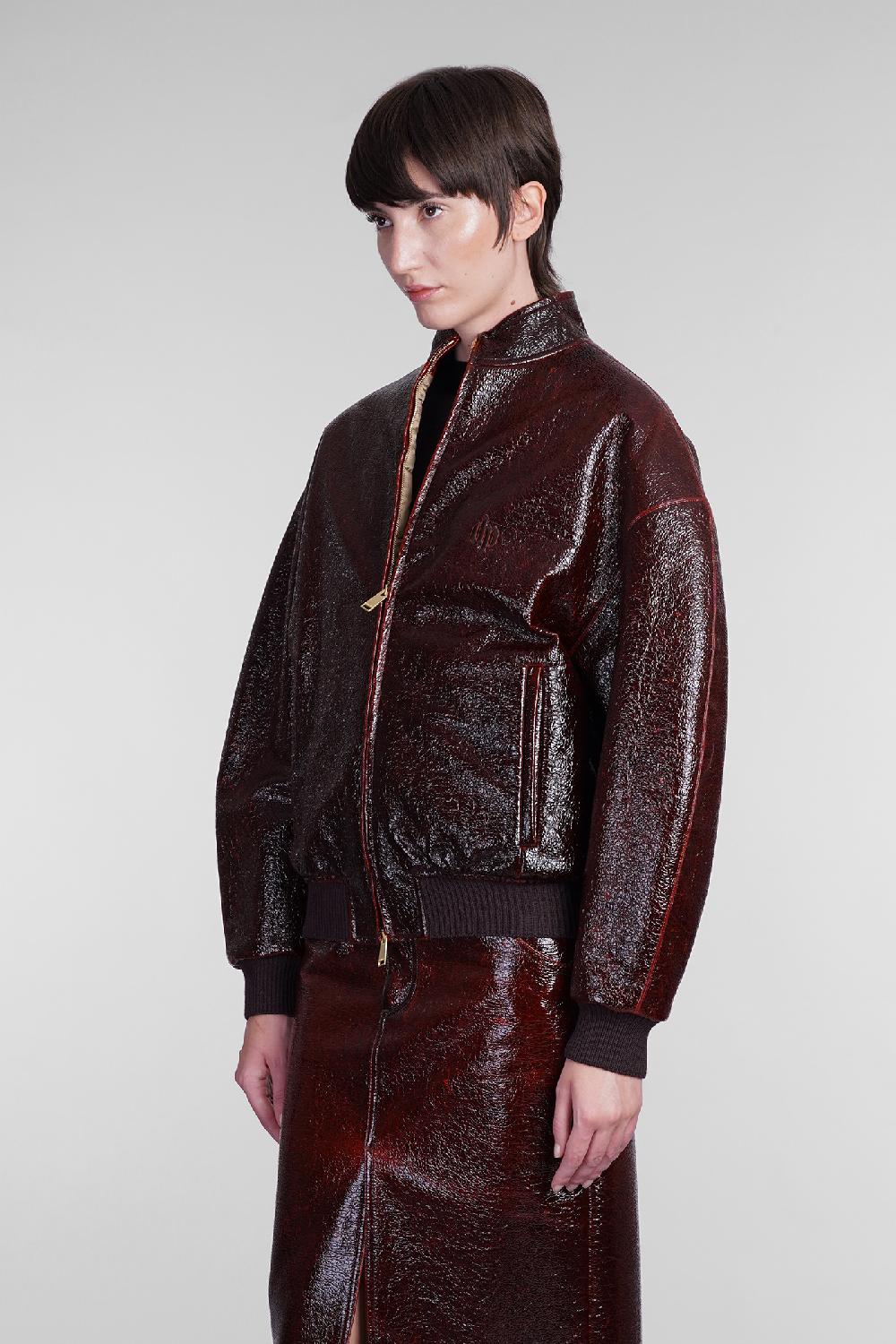 Deliberti DarkPark Bomber Ace In Lana Bordeaux Cod. 406170 - Deliberti The Luxury Shopping