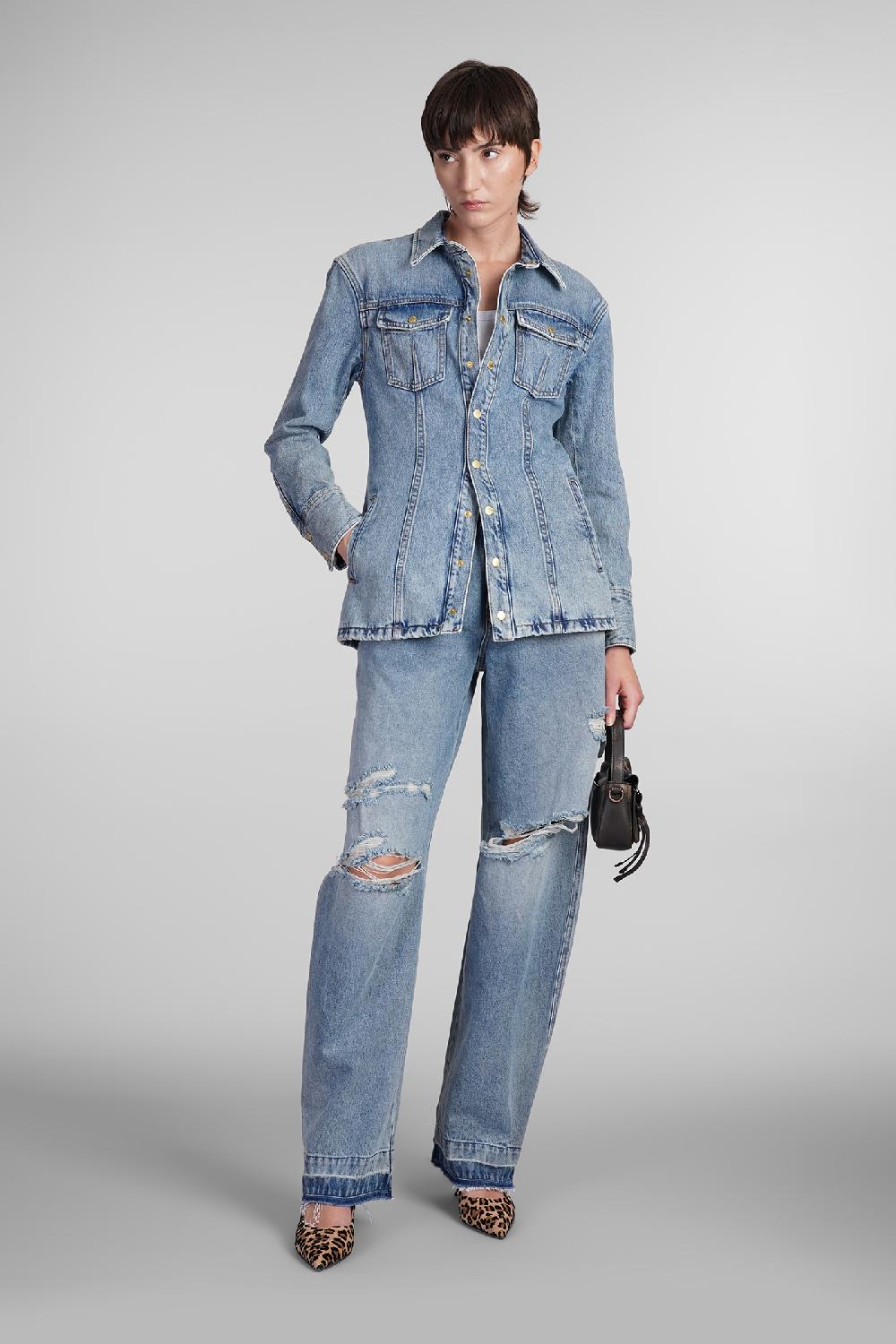 Deliberti DarkPark Giacche Denim Nicole In Denim Blu Cod. 408994 - Deliberti The Luxury Shopping