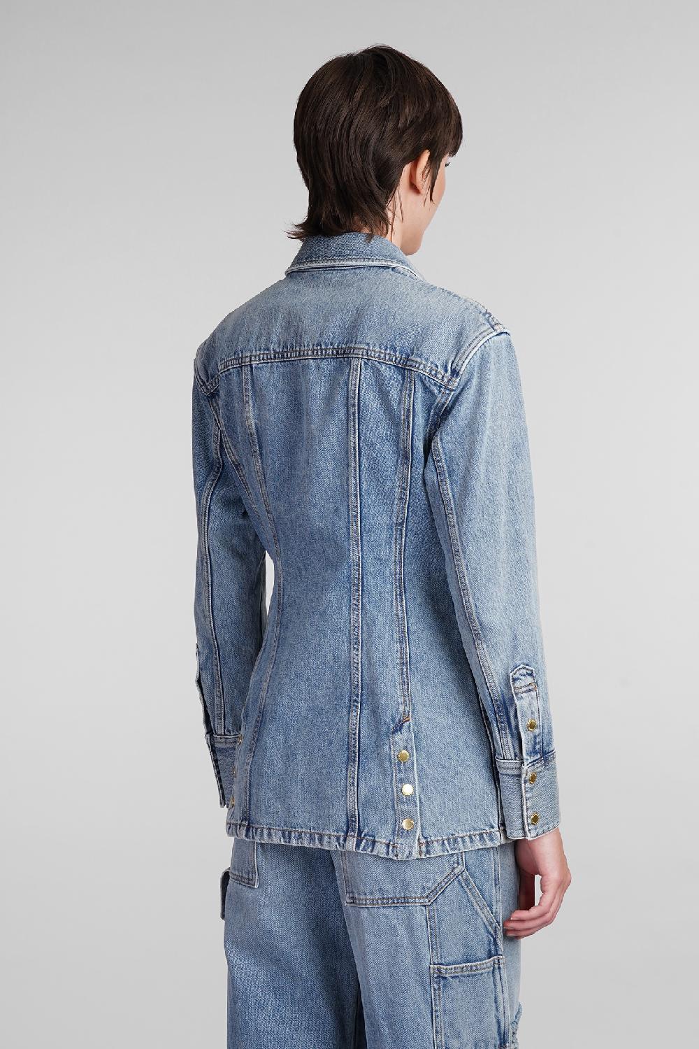 Deliberti DarkPark Giacche Denim Nicole In Denim Blu Cod. 408994 - Deliberti The Luxury Shopping